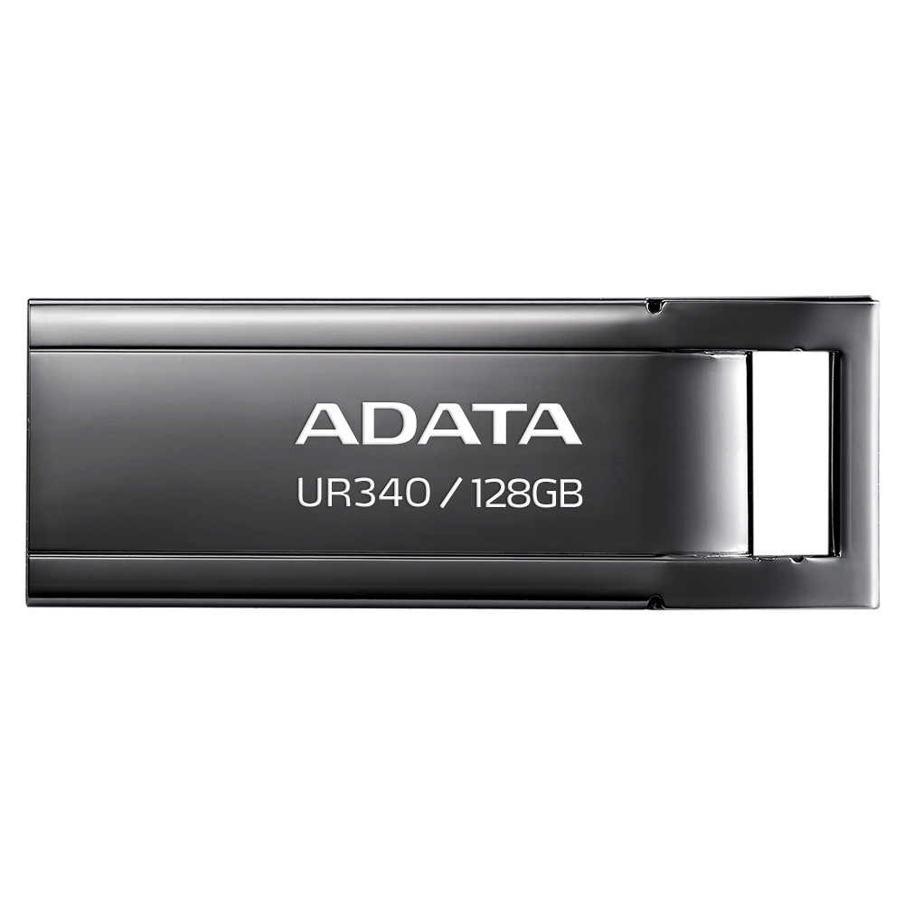 Memoria usb adata 128gb usb 3.2 (retrocompatible con 3.0 y 2.0). metalica. aroy-ur340-128gbk