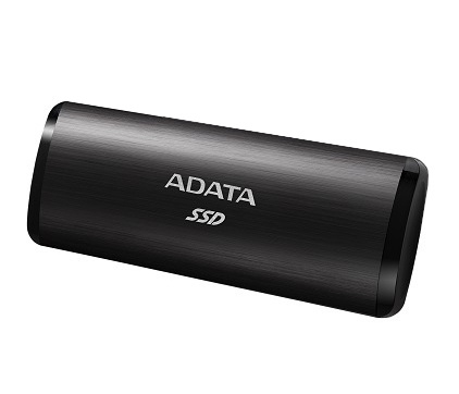 Unidad de estado sólido externo adata 512gb - usb-c (usb 3.2 gen 2). ase760-512gu32g2-cbk