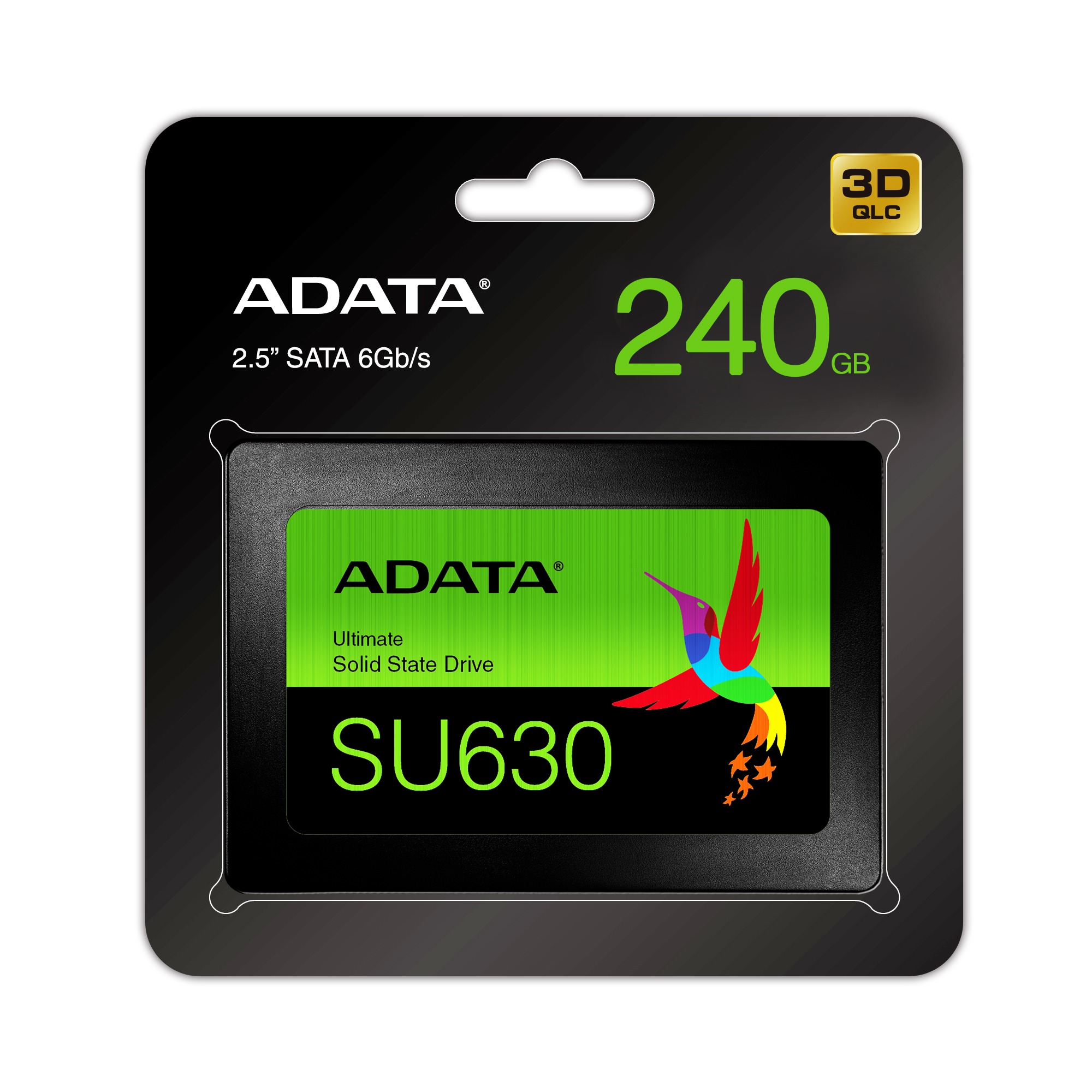 Unidad de estado sólido adata su630 sataiii - 240gb. n.p. asu630ss-240gq-r