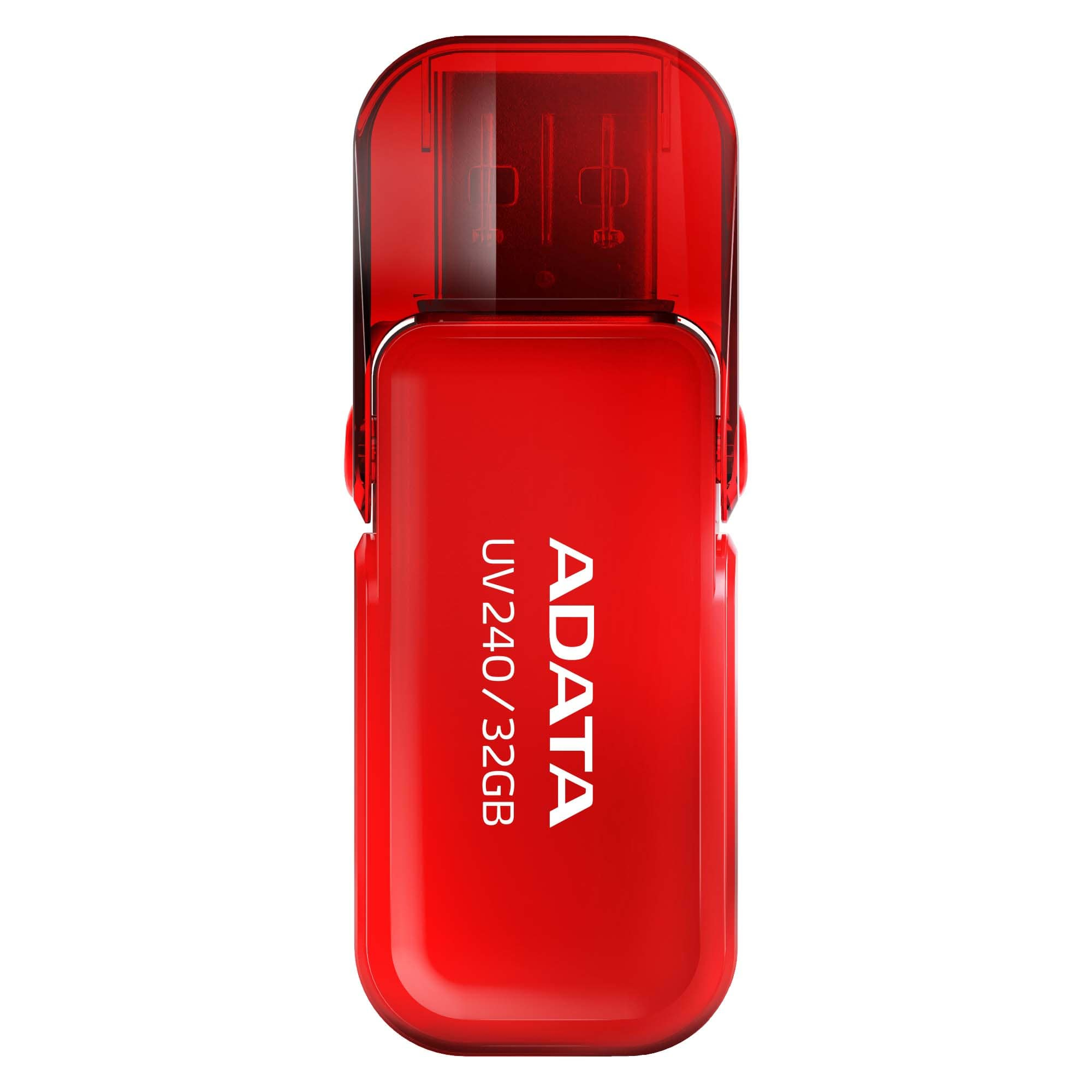 Memoria usb 2.0 de 32gb adata uv240 - rojo, 32 gb, usb 2.0