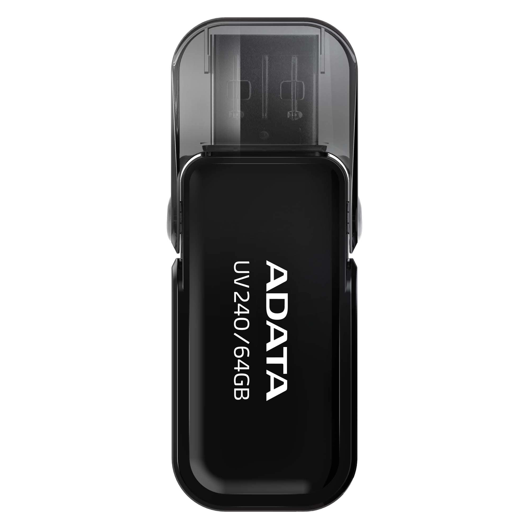 Memoria usb adata auv240-64g-rbk - negro, 64 gb