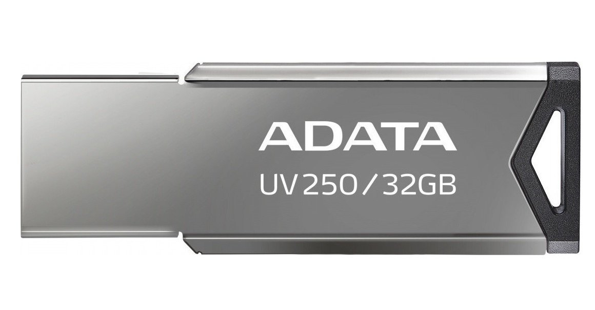 Memoria usb 2.0 adata uv250 - plata, 32 gb, usb tipo a