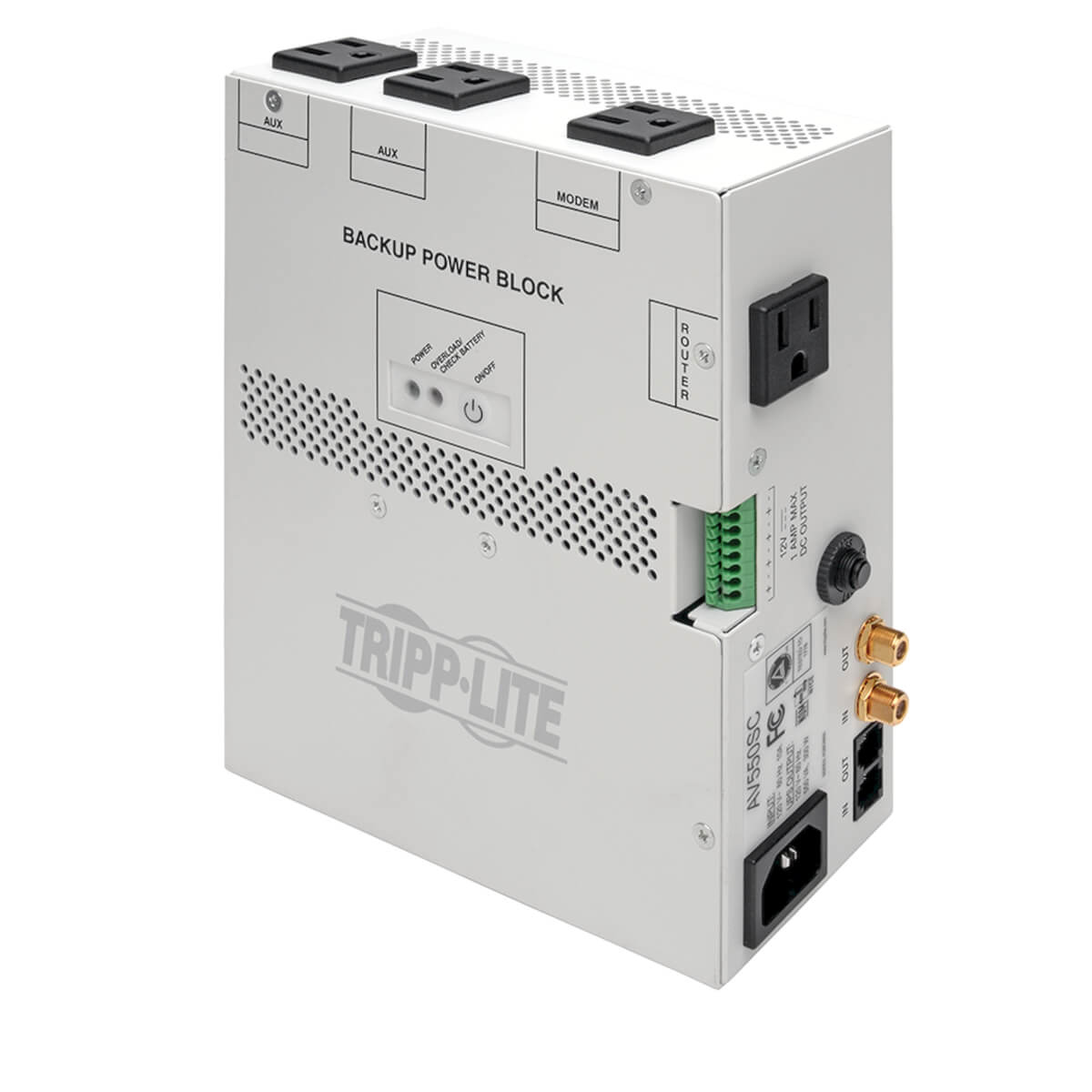 Bloque tripplite audio/video av550sc