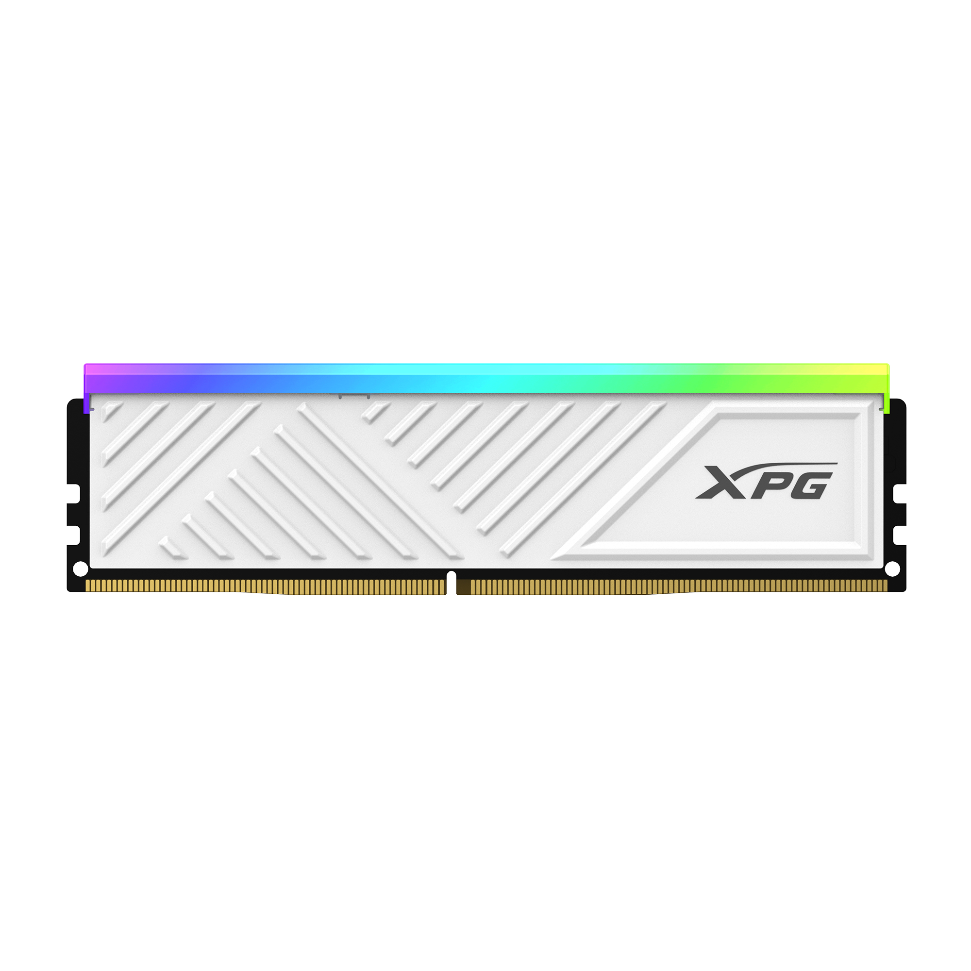 Memoria ram adata xpg spectrix d35g - ddr4 8gb udimm 3200mhz, con iluminación rgb. disipador blanco. ax4u32008g16a-swhd35g