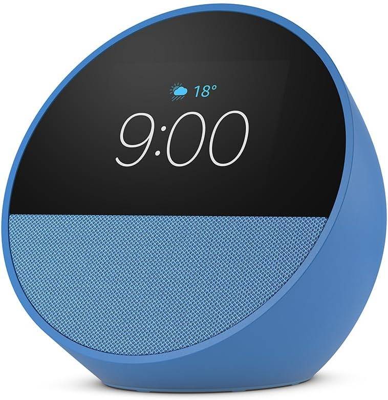 Bocina inteligente amazon echo spot azul