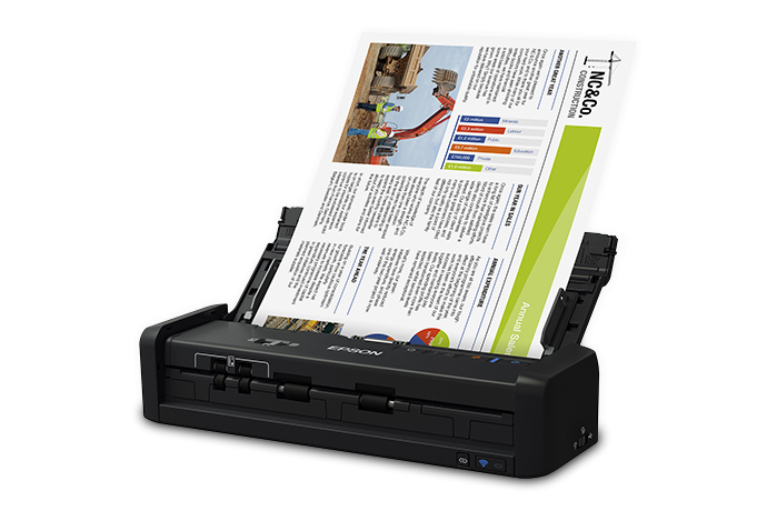 Escáner epson es-300w - 215, 9 x 1117, 6 mm, cis, 500 páginas, 25 ppm