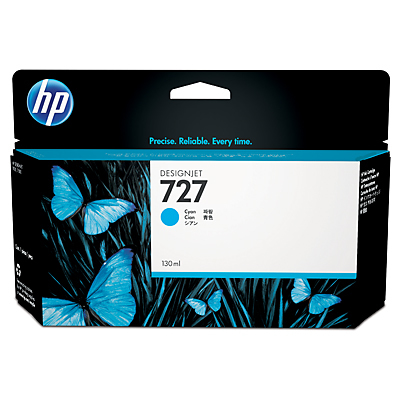 Tinta hp 727 - b3p19a, cian 130ml