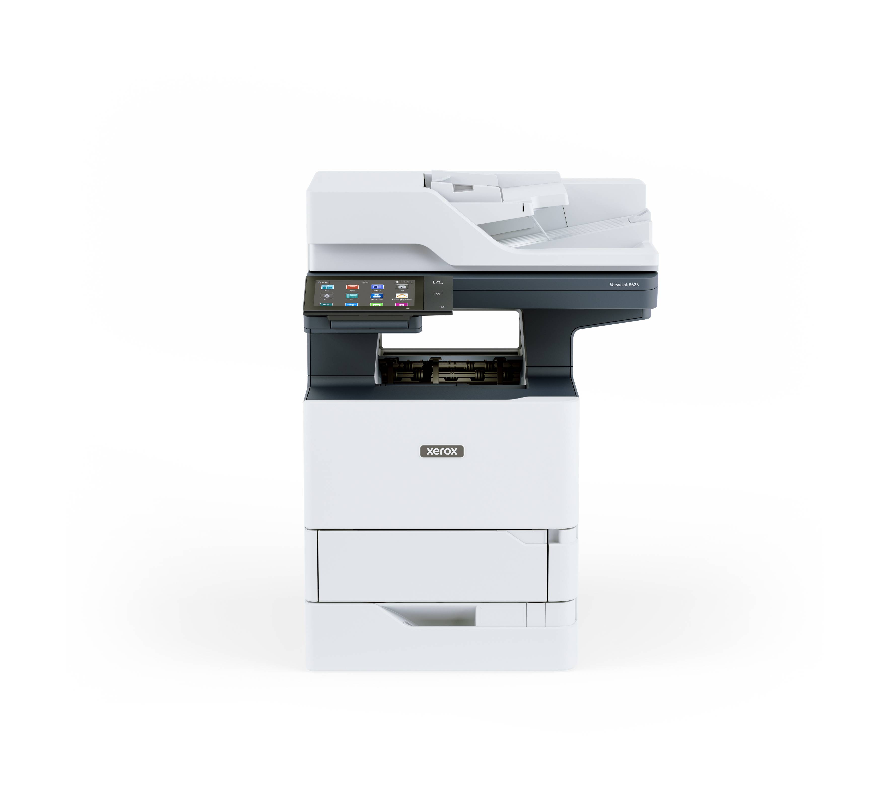 Multifuncional xerox monocromática b625_dn: dúplex: 39/37 ipm carta/a4 hasta 65/61 ppm carta/a4