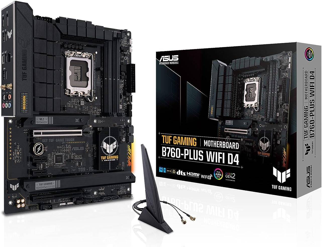 Tarjeta madre asus modelo tuf juegos b760-plus wifi