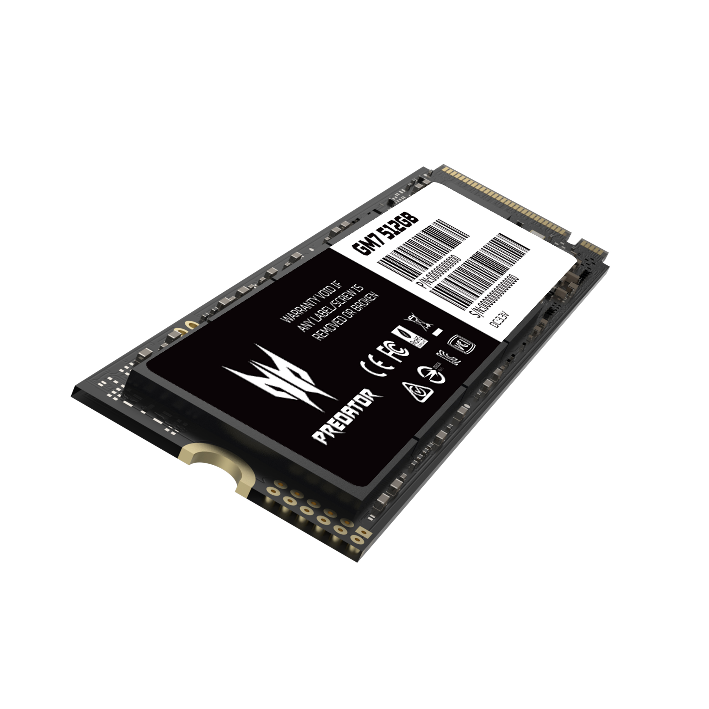 Ssd nvme predator gm7 512gb bl.9bwwr.117