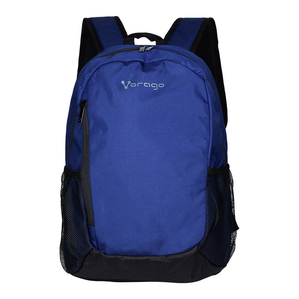 Mochila vorago bp-150 ecológica rpet laptop 15.6 pugladas azul / negro