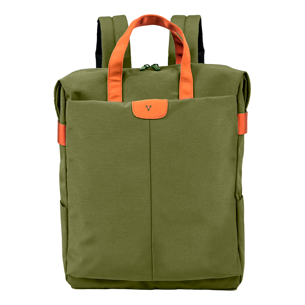 Mochila vorago bp-301 vintage doble uso laptop 15.6 verde