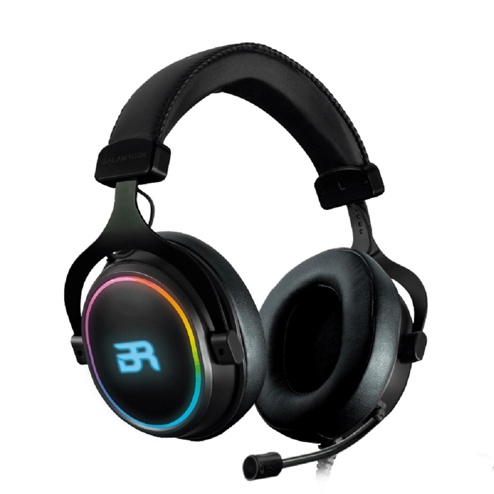 Headset gamer balam rush 7.1 canales alámbrico usb mic flexible windows-linux-mac os rgb orphix hs980