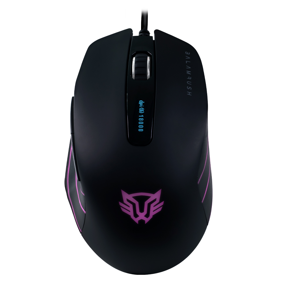 Mouse gamer balam rush alámbrico usb 18000 dpi 6 lvls 6 botones + scroll windows-linux-mac-xbox one-ps4 hunter gm990