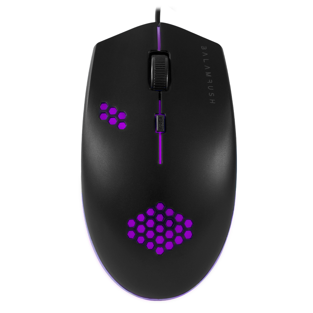 Mouse gamer balam rush alámbrico usb 1600 dpi 3 lvls 3 botones + scroll windows-linux-mac-xbox one-ps4 iron gm310