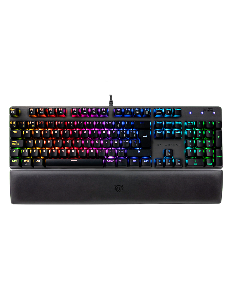 Teclado mecánico balam rush dominate gkx775 - negro