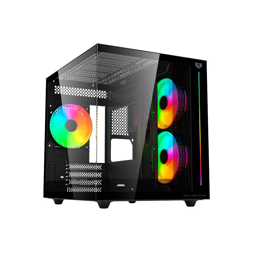 Gabinete gamer mini torre tank pro evo gm955 legend series negr