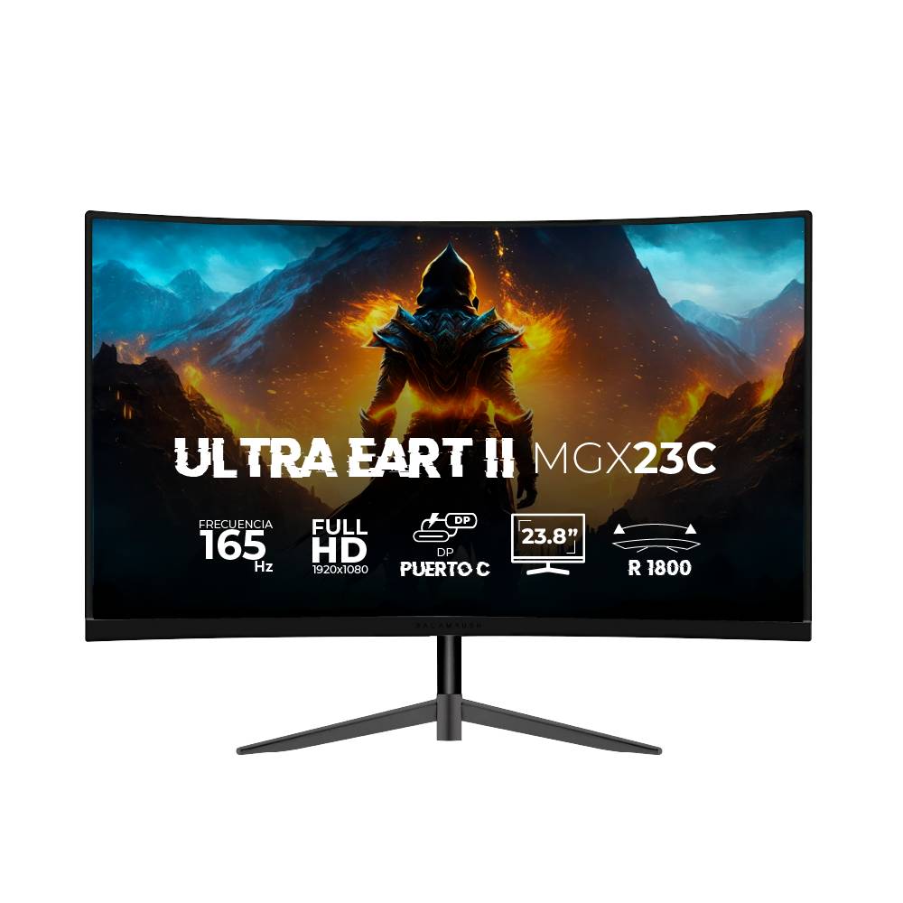 Monitor gaming balam rush mgx23c - 23.8 pulgadas, 1920 x 1080 pixeles, 1 ms, full hd