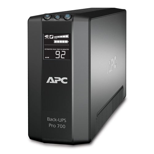 No-break apc - 700 va, 420 w, 12 h, negro, hogar y oficina