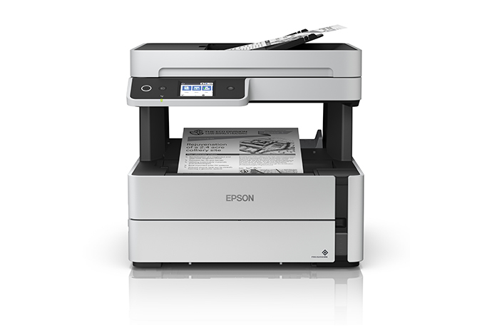 Multifuncional monocromático epson ecotank® m epson c11cg92301 - 1200 x 2400 dpi, inyección de tinta, 39 ppm, 251 hojas, 20000 páginas por mes