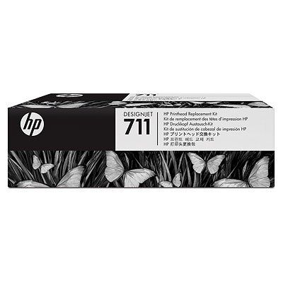 Cabezal hp 711 - c1q10a - negro/cian/magenta/amarillo