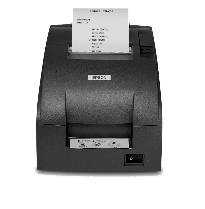 Impresora de ticket epson tm-u220d-806 - matriz de punto, alámbrico