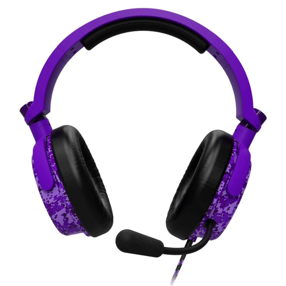 Auriculares para juegos 4gamers c6-100camo-pur-4g (camuflaje purpura)