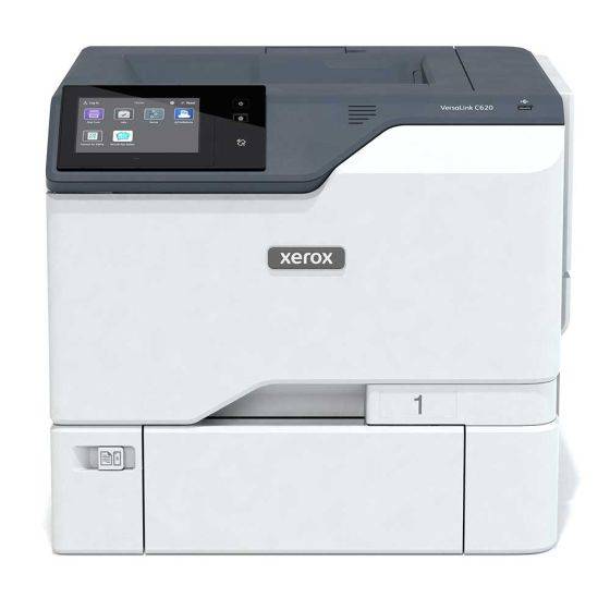 Impresora xerox versalink c620, 52ppm, blanco, laser a color, duplex, dafd, usb, ethernet (red), wifi, pantalla tactil, carta, a4,