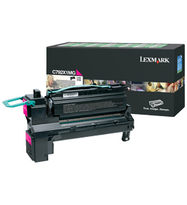 Cartucho tóner lexmark - 20000 páginas, magenta, laser, negro