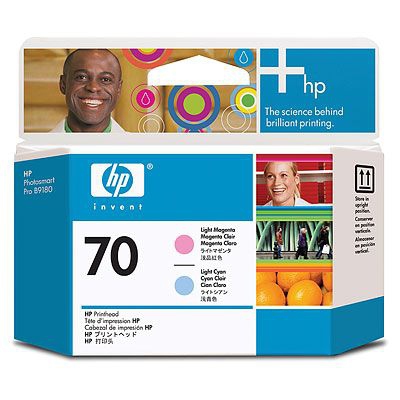 Cabezal hp 70 - c9405a, magenta claro/cian claro