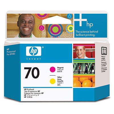 Cabezal hp 70 - c9406a, magenta/amarillo