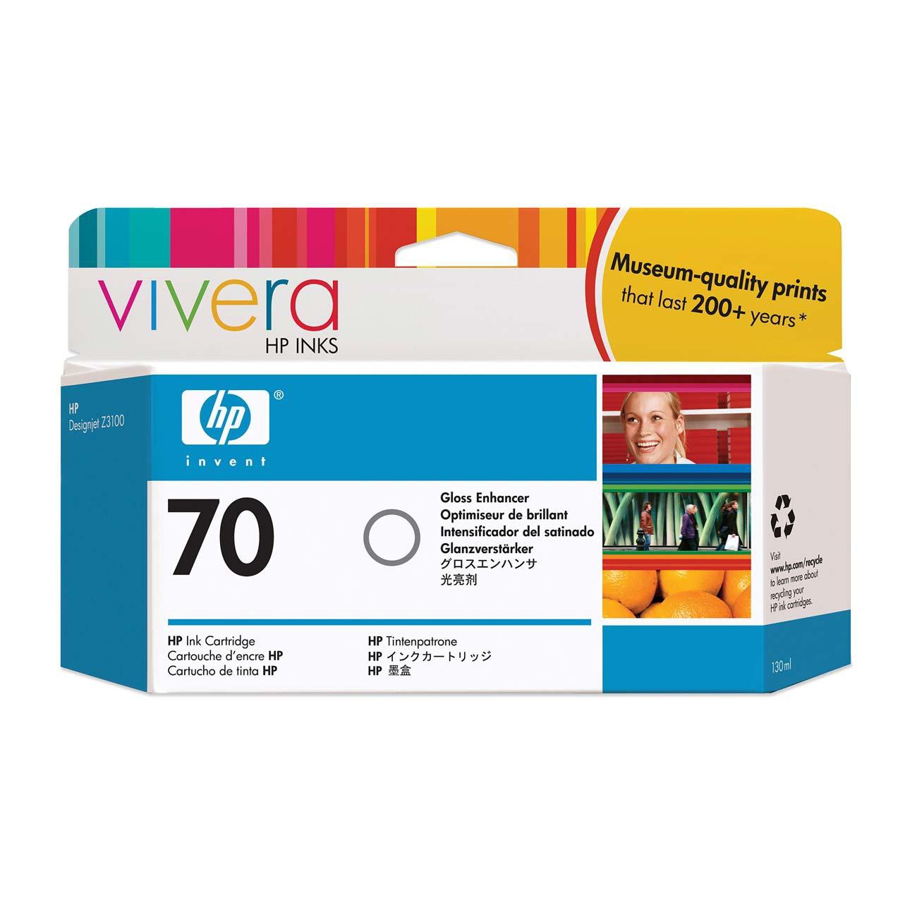 Tinta hp 70 - c9459a, optimizador brillo 130ml