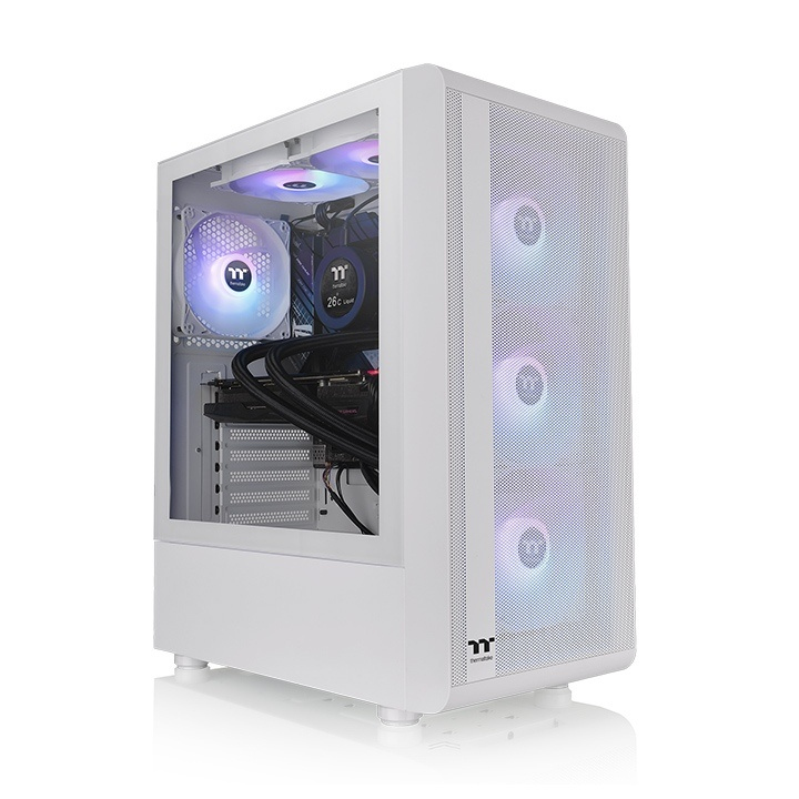 Gabinete thermaltake s200 tg argb snow(ca-1x2-00m6wn-00)