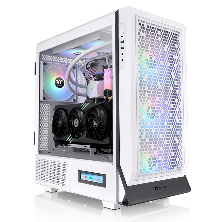 Gabinete thermaltake ceres 500 tg argb snow(ca-1x5-00m6wn-00)