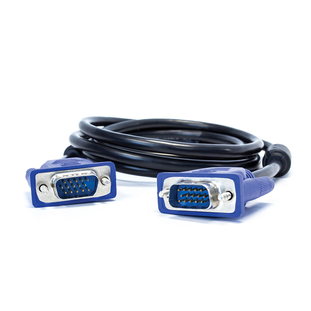 Cable vga vorago cab-106 - 2 m, vga (d-sub), vga (d-sub), negro