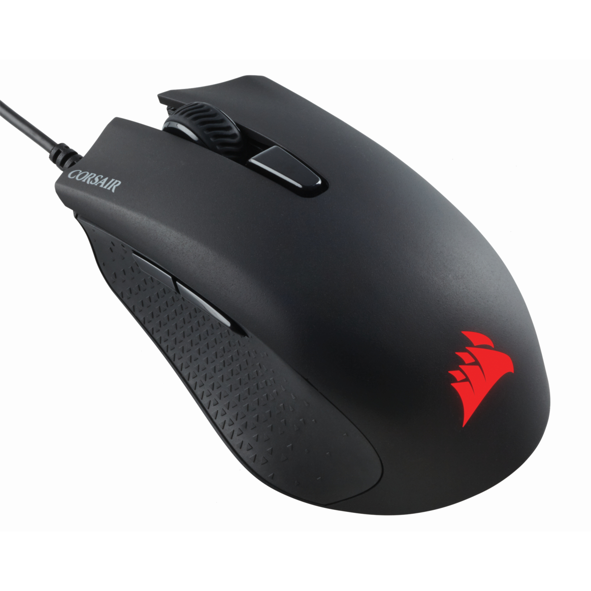 Mouse  corsair harpoon rgb pro - juego, 12000 ppp, negro