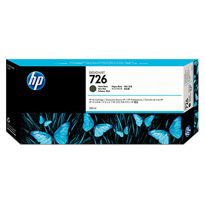 Tinta hp 726 - ch575a, negro 300ml