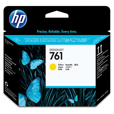 Cabezal hp 761 - ch645a, amarillo