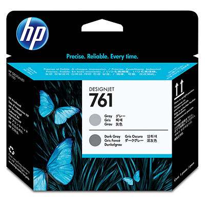 Cabezal hp 761 - ch647a, gris/gris obscuro