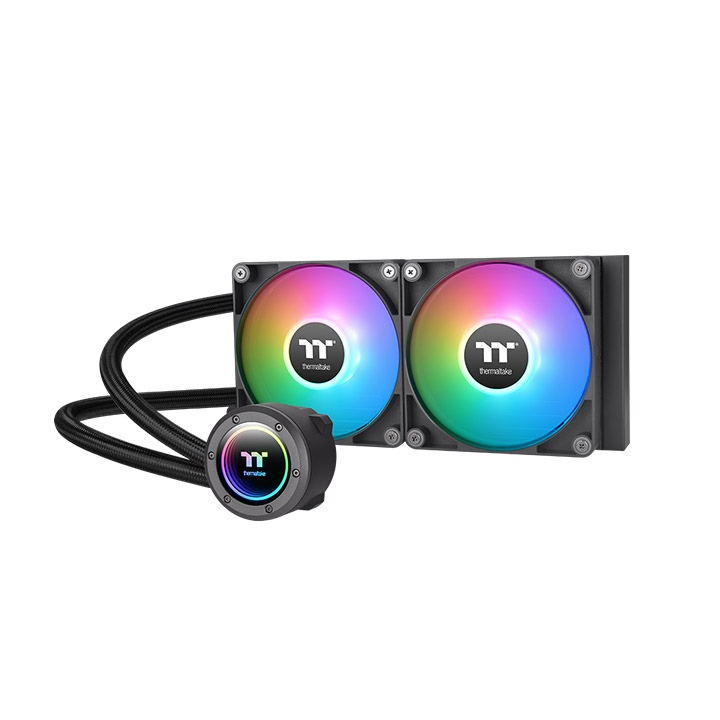 Enfriamiento liquido thermaltake th240 v2 argb sync all-in one liquid cooler (cl-w361-pl12sw-a) - color negro