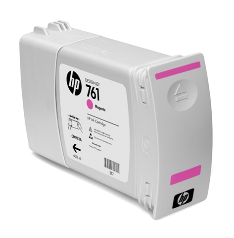 Tinta hp 761 - cm993a, magenta 400ml