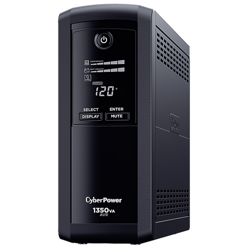 No-break cyberpower - 1350 va, 815 w, 16 h, negro, hogar y oficina