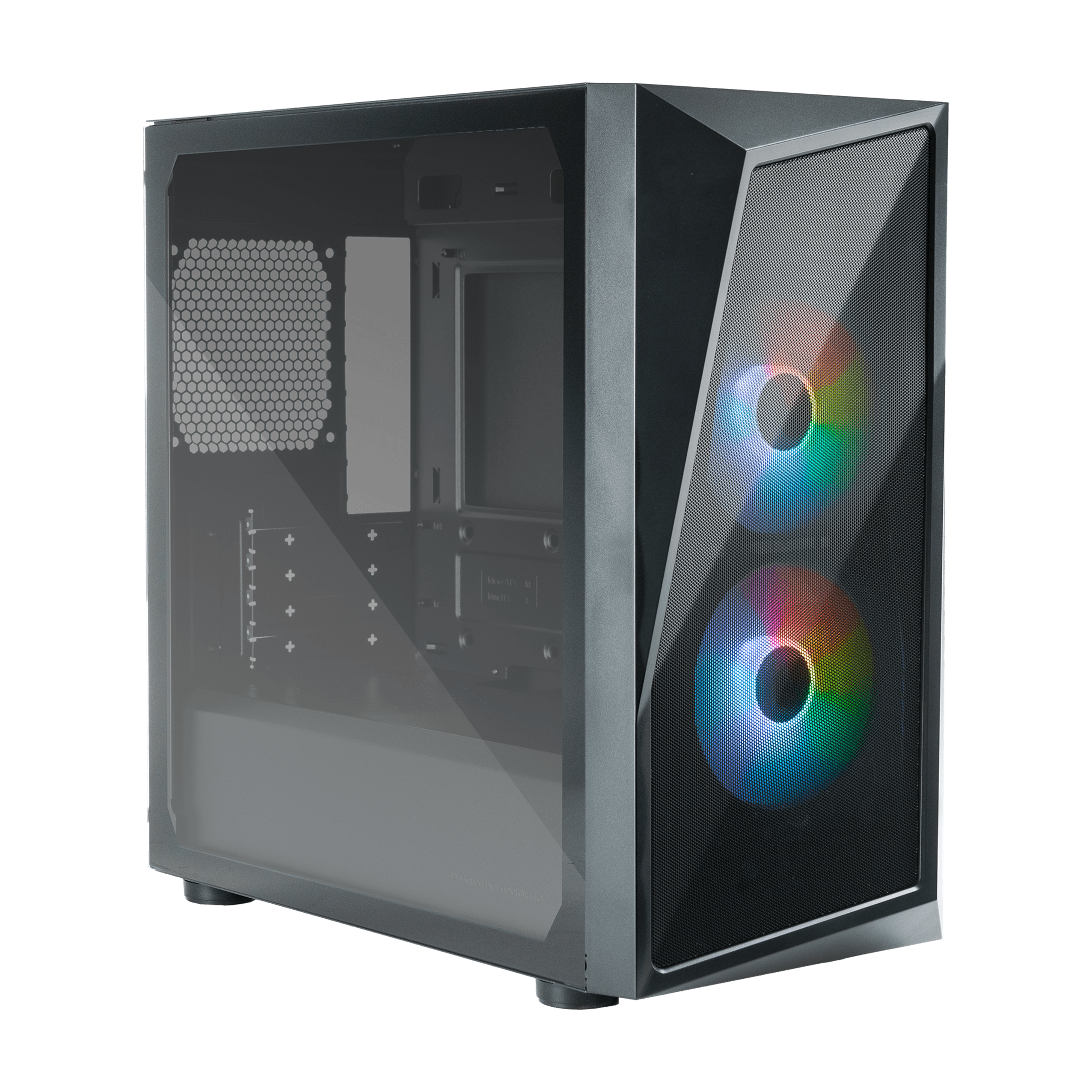 Gabinete cooler master  cp320-kgnn-s00 cmp 320 con ventana - mini-tower