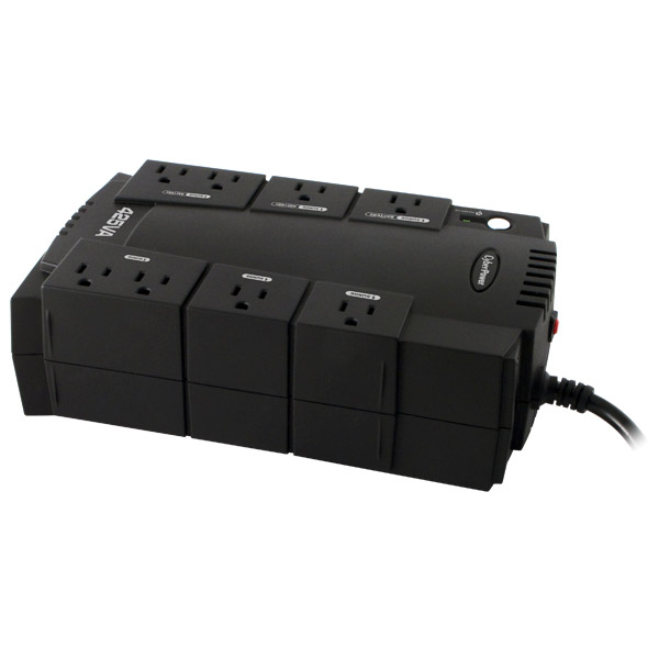 No-break cyberpower cp425slg - 425 va, 255 w, 8 h, negro, hogar y oficina