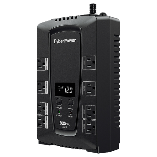 No-break cyberpower cp825avrlcd - 825 va, 450 w, 8 h, hogar y oficina