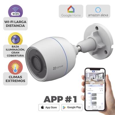 Cámara bala wifi (cs-h3c) / 2 megapixel / detección humana / micrófono integrado / micro sd / exterior