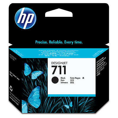 Tinta hp 711 - cz133a, negro 80ml