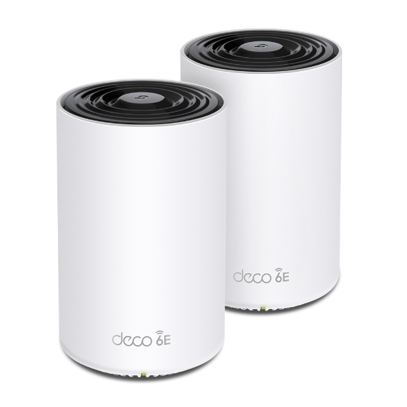 Sistema wifi mesh tp-link deco xe75(2-pack)  para conexiones en todo el hogar