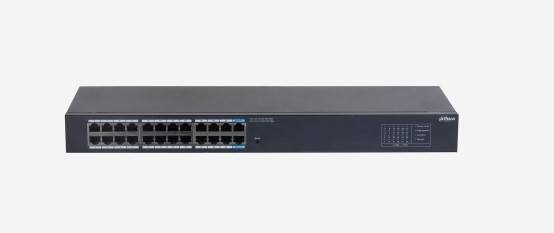 Dh-sg1024 switch 24 puertos gigabit ethernet - 10/100/1000, diseño compacto, capa 2, switching 1.6 gbps, velocidad de reenvio de paqutes 35.7 mbps