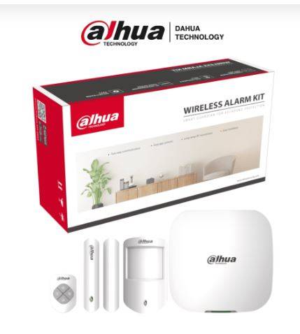 Kit alarma/ dahua/ dhi-art-arc3000h-03-fw2 -inalámbrico con conexión 4g, wifi, ethernet/monitoreo por app/incluye panel ethernet, wifi, 3g, 4g (dual sim); 1 sensor de movimiento; 1 contacto magnético